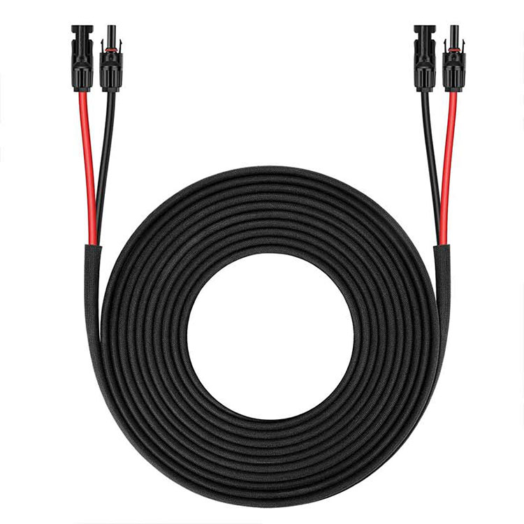 प्लग एन्ड प्ले 10AWG डुअल कन्डक्टर सोलार जम्पर 25Ft